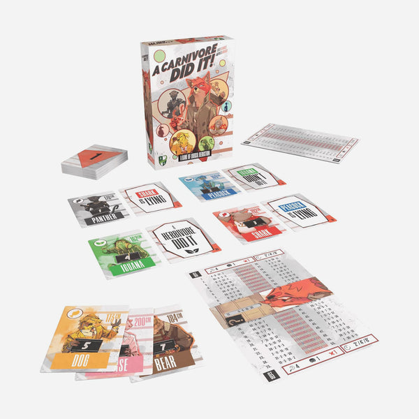 A Carnivore Did It! Card Game - Made In Camelot