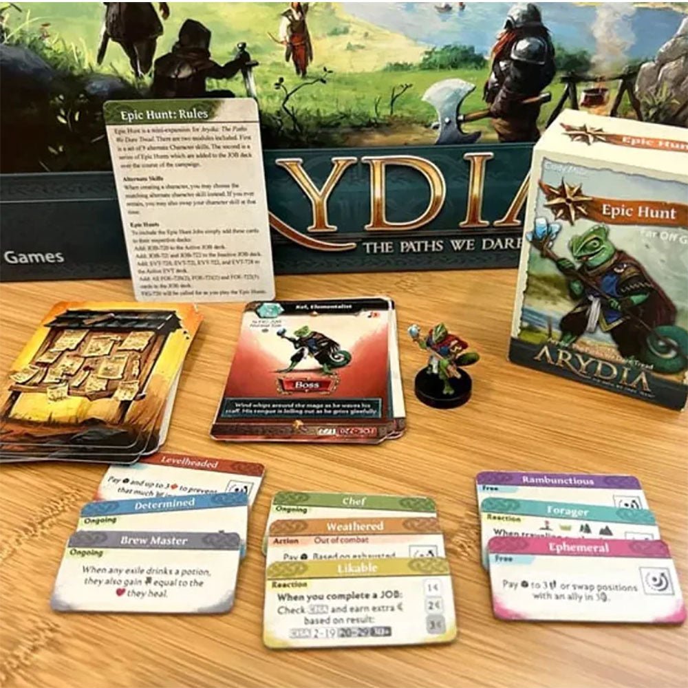 Arydia: The Paths We Dare Tread + Epic Hunt Expansion Made In Camelot