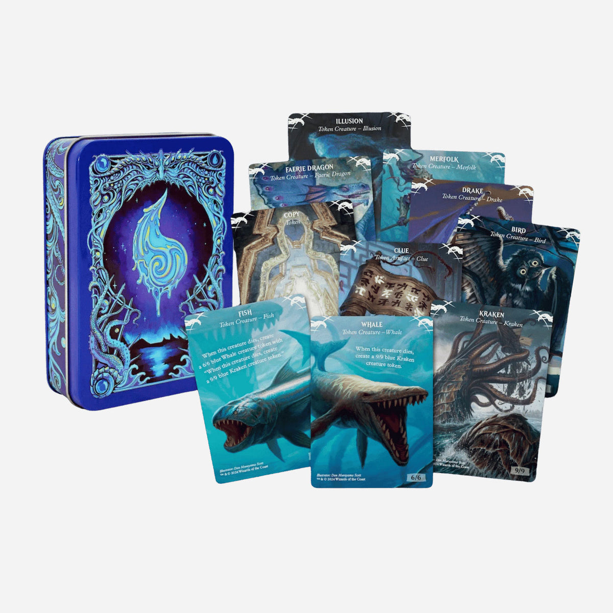 MTG Beadle & Grimms - Blue Mana Token Set - Made In Camelot