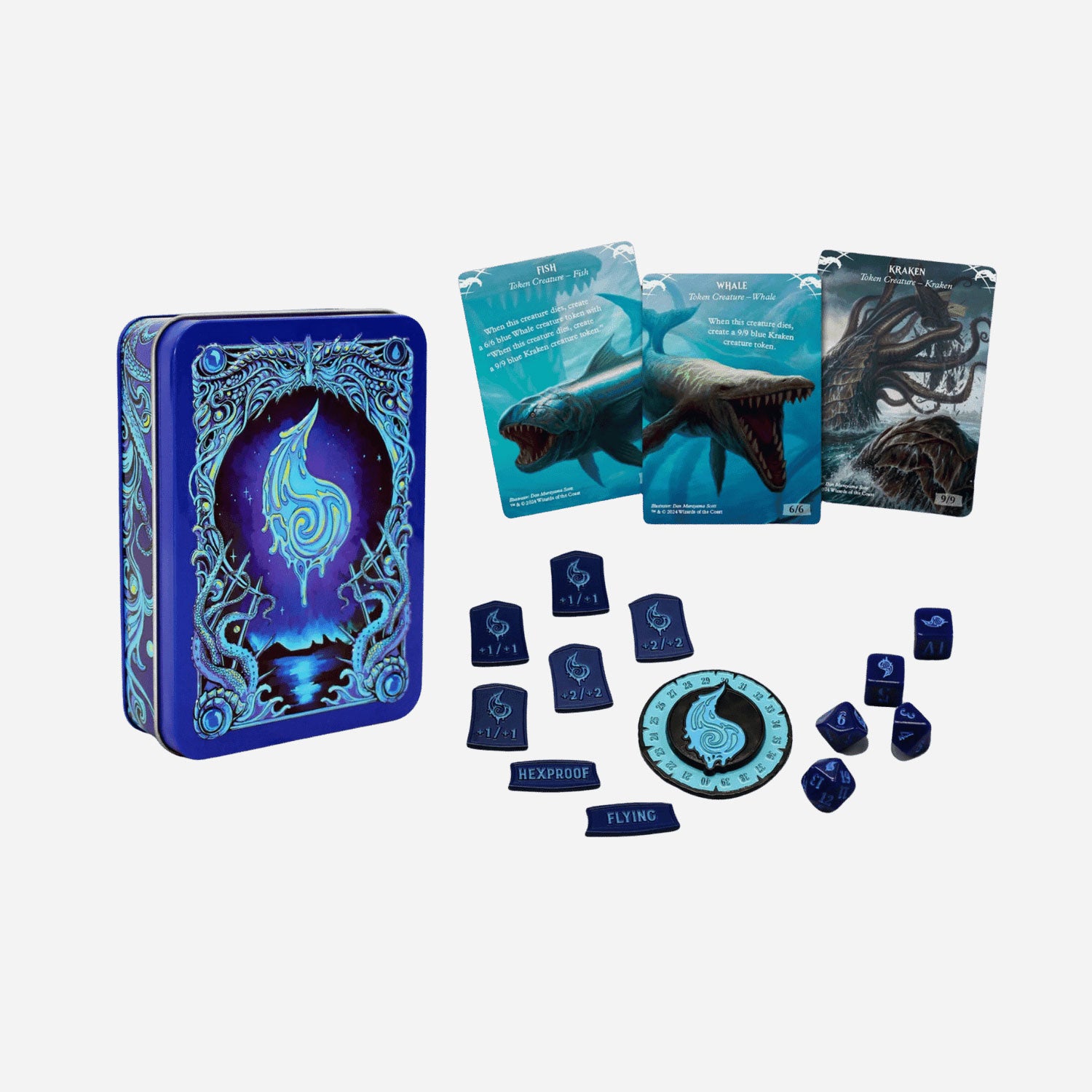 MTG Beadle & Grimms - Blue Mana Token Set - Made In Camelot