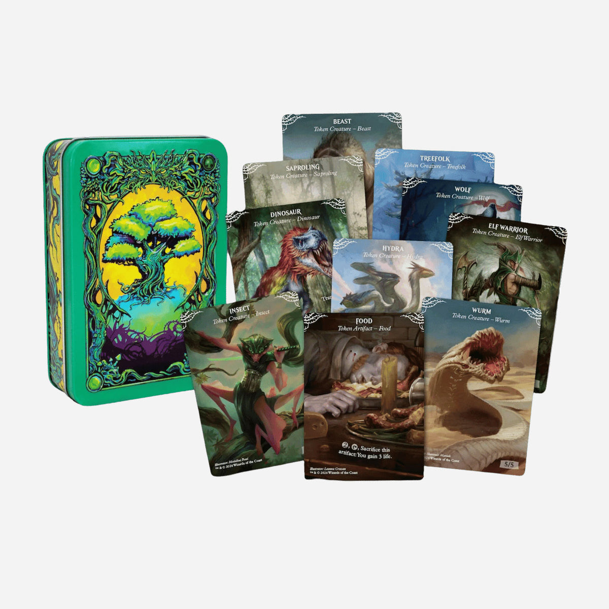 MTG Beadle & Grimms - Green Mana Token Set - Made In Camelot