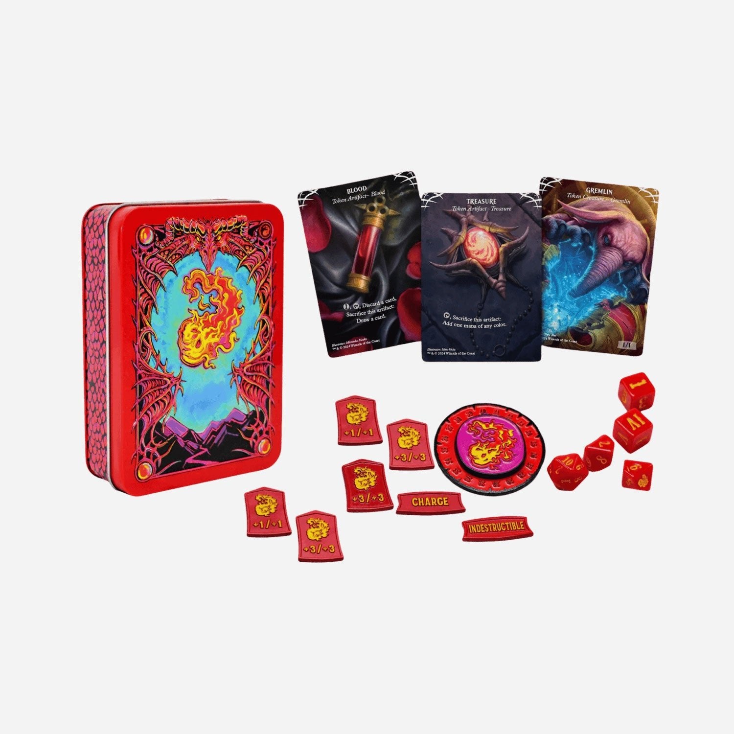 Beadle & Grimms - Magic: The Gathering - Red Mana Token Set - Made In Camelot
