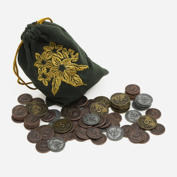 Botany Board Game: Metal Coins Upgrade