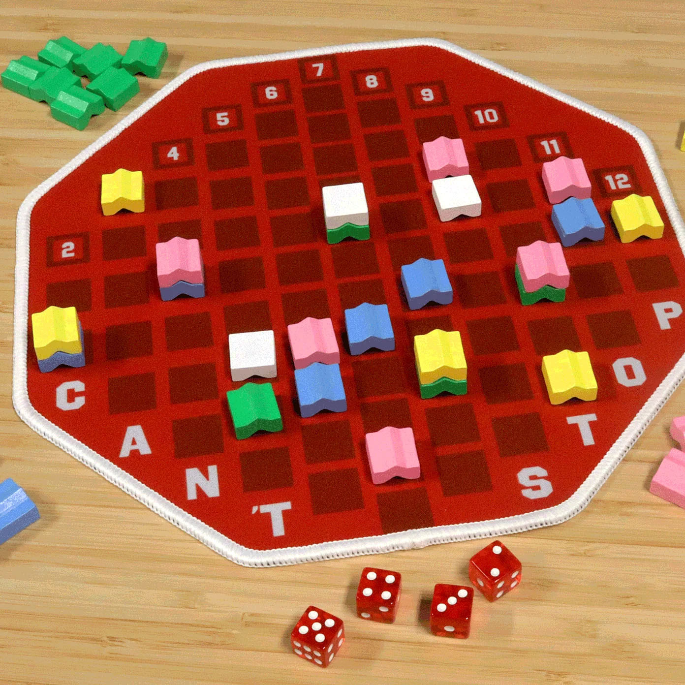 Can't Stop Board Game Made In Camelot