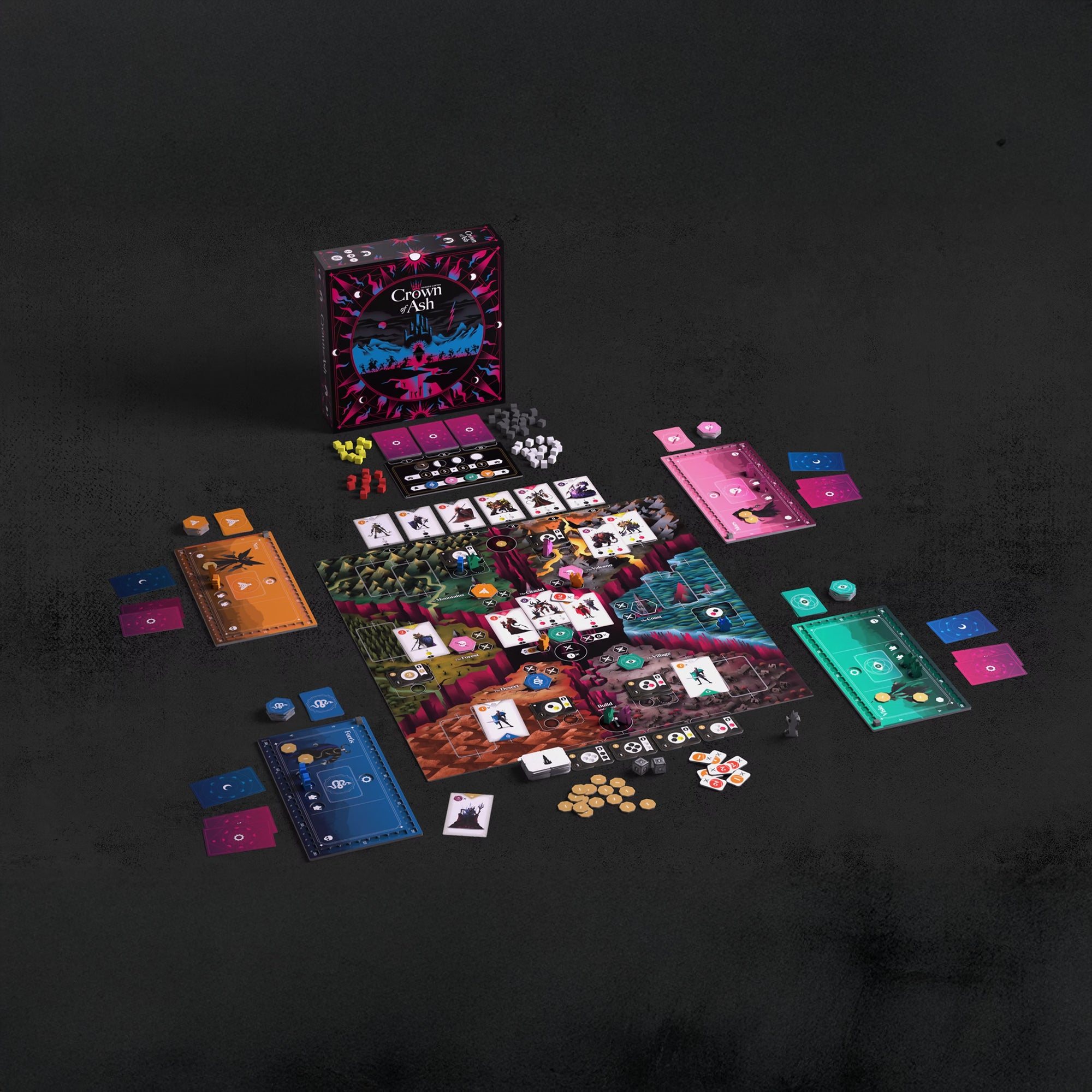 Crown of Ash Board Game - Made In Camelot