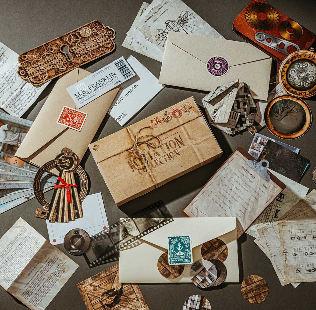 Curious Correspondence: Initiation Collection Escape Room Game - Made In Camelot