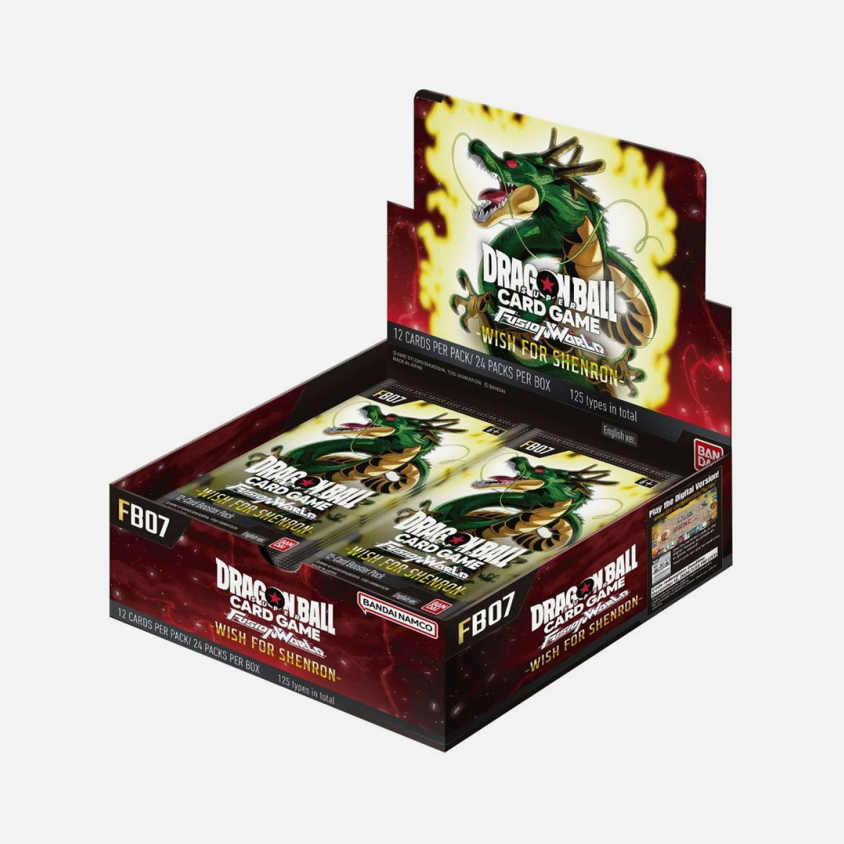 Dragon Ball Super TCG - Fusion World - Wish for Shenron (FB07) - Booster Box - 24 packs Made In Camelot
