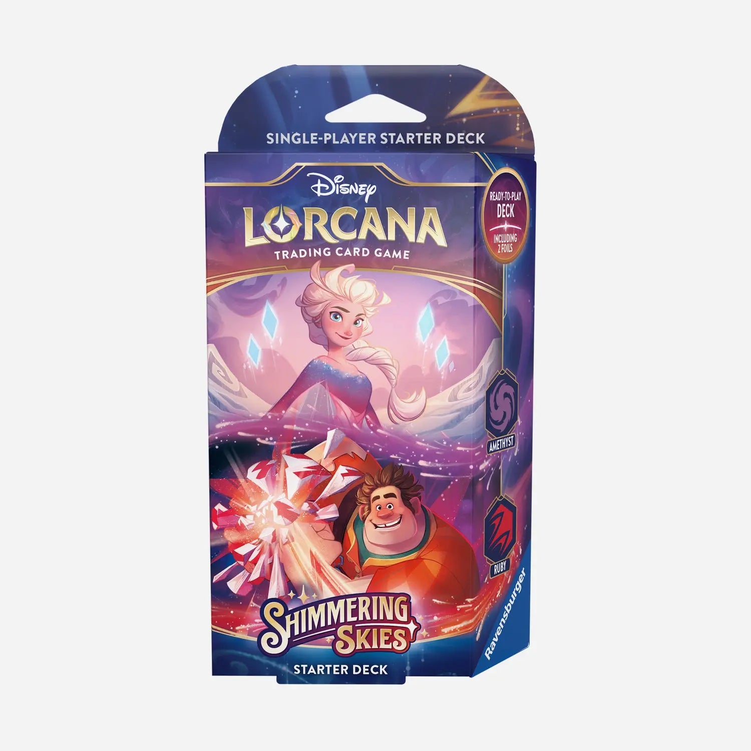 Disney Lorcana TCG - Shimmering Skies - Elsa & Ralph Starter Deck - Made In Camelot