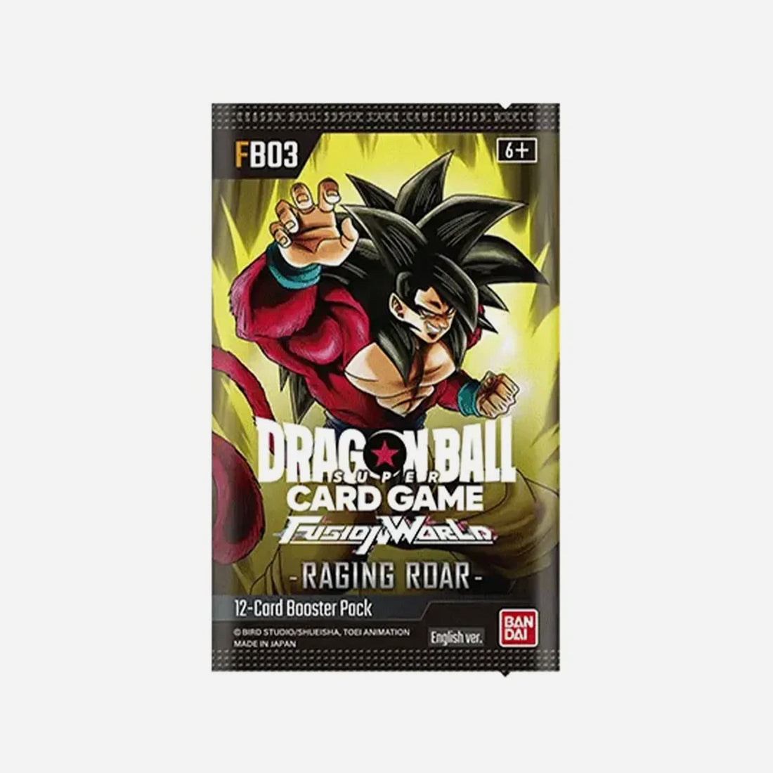 Dragon Ball Super TCG - Fusion World - FB03 - Raging Roar - Booster Box (24 Packs)
