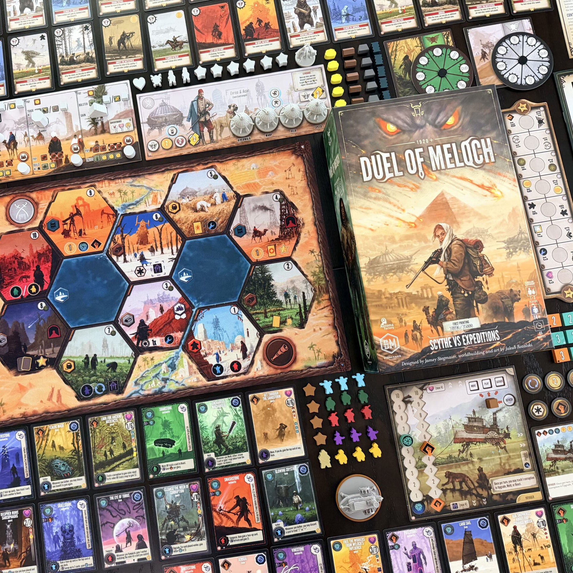 Duel of Meloch Board Game