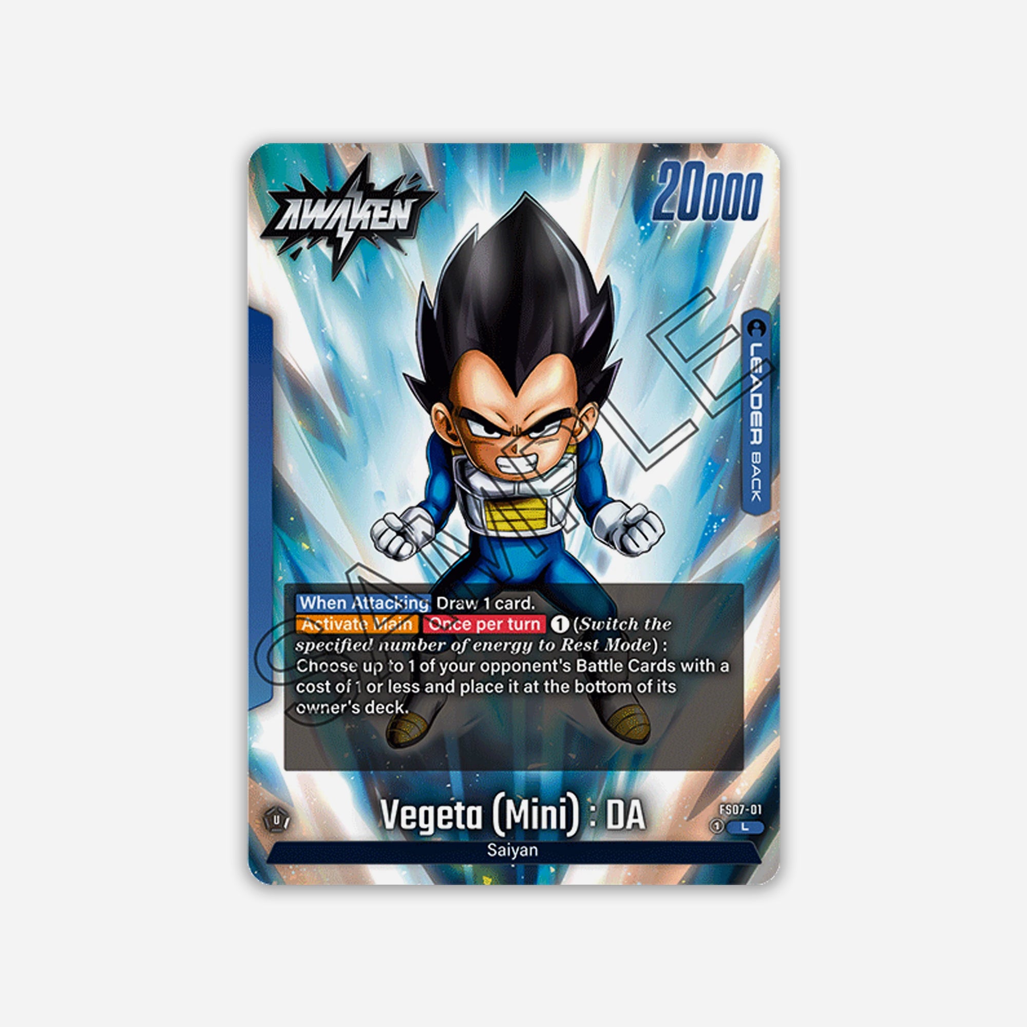 Dragon Ball Super TCG - Fusion World - Starter Deck - Vegeta Mini (FS07)