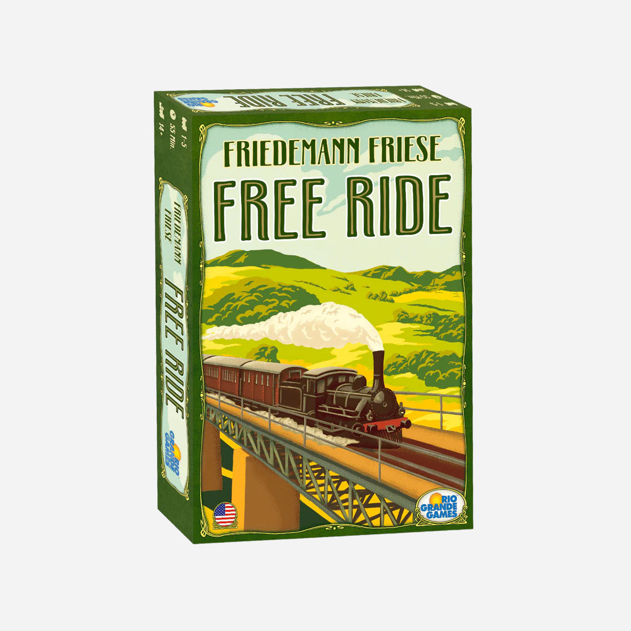 Free Ride USA Board Game Made In Camelot
