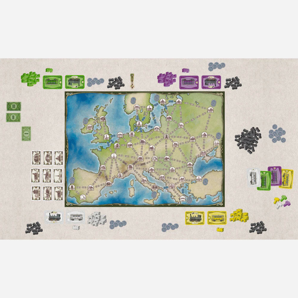 Free Ride USA Board Game Made In Camelot