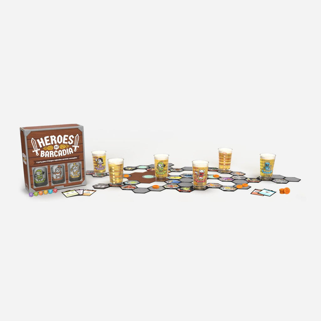 Heroes of Barcadia Board Game - Made In Camelot