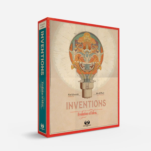 Inventions: Evolution of Ideas Board Game - Includes Upgrade Pack & Promo Cards - Made In Camelot
