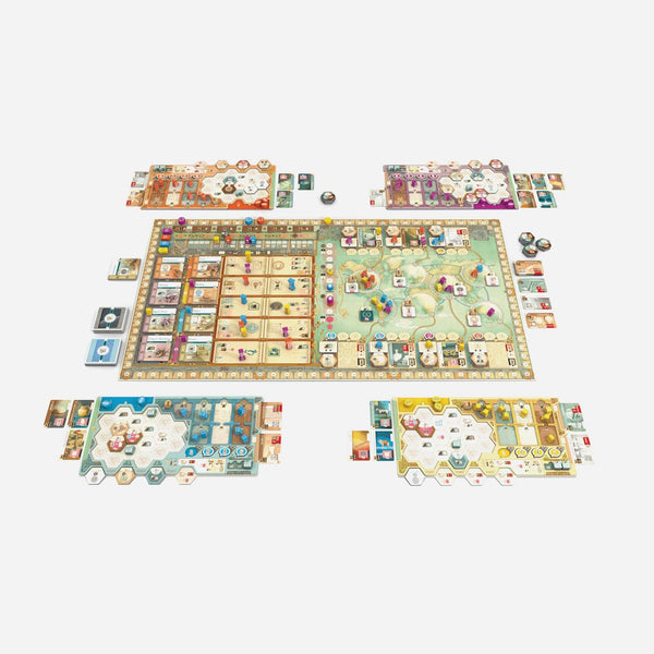 Inventions: Evolution of Ideas Board Game - Includes Upgrade Pack & Promo Cards - Made In Camelot