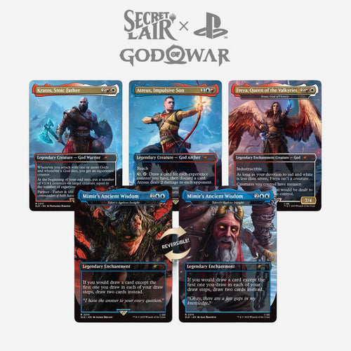 MTG Magic: The Gathering - Secret Lair - God of War: Norse - Made In Camelot MTG Magic: The Gathering - Secret Lair - God of War: Norse - Made In Camelot