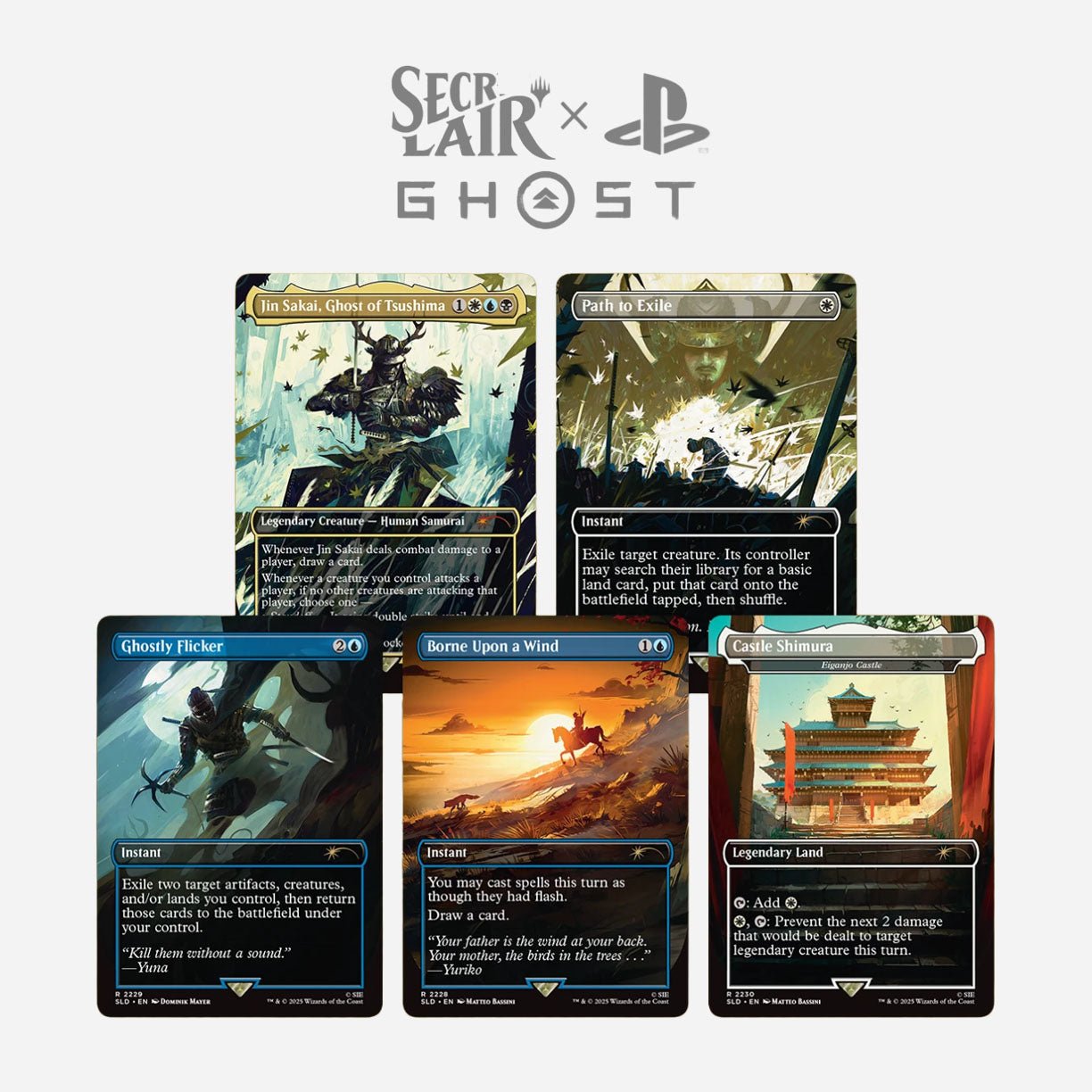 ghosts of tsushima mtg card MTG Magic: The Gathering - Secret Lair - Ghost of Tsushima