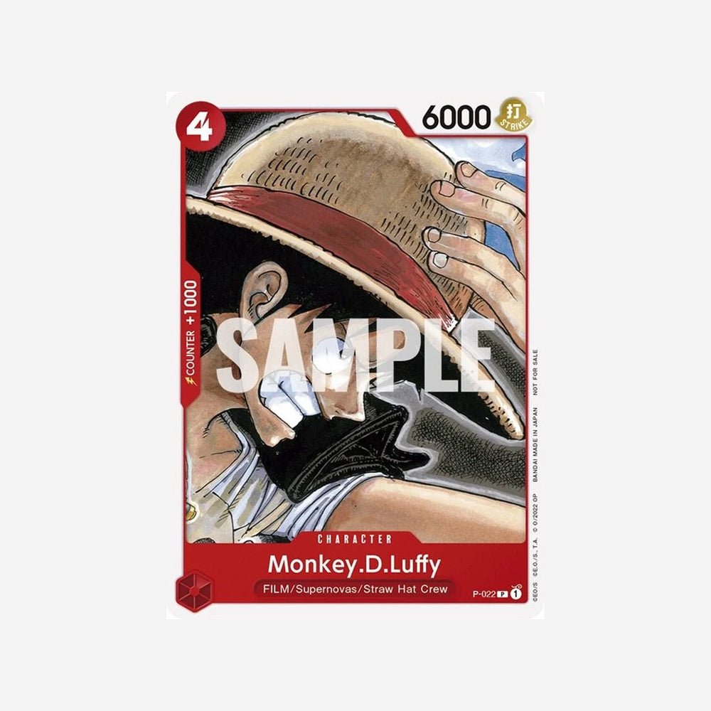 One Piece TCG - Monkey D. Luffy (P-022) (V1) - Made In Camelot
