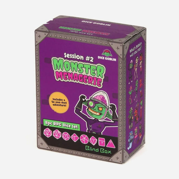 Dice Goblin Dice set - Session 2 - Monster Menagerie - Blind Box - Made In Camelot