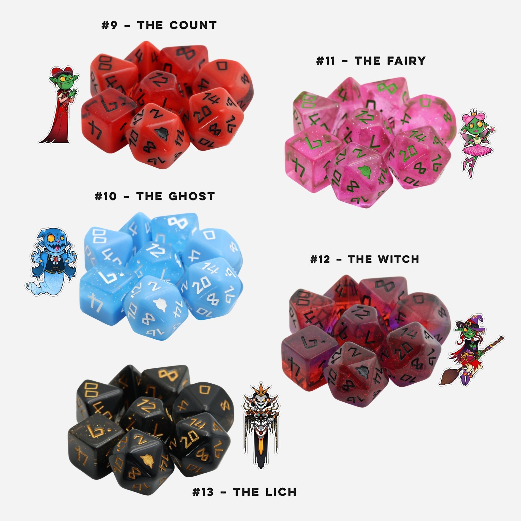 Dice Goblin Dice set - Session 2 - Monster Menagerie - Blind Box - Made In Camelot