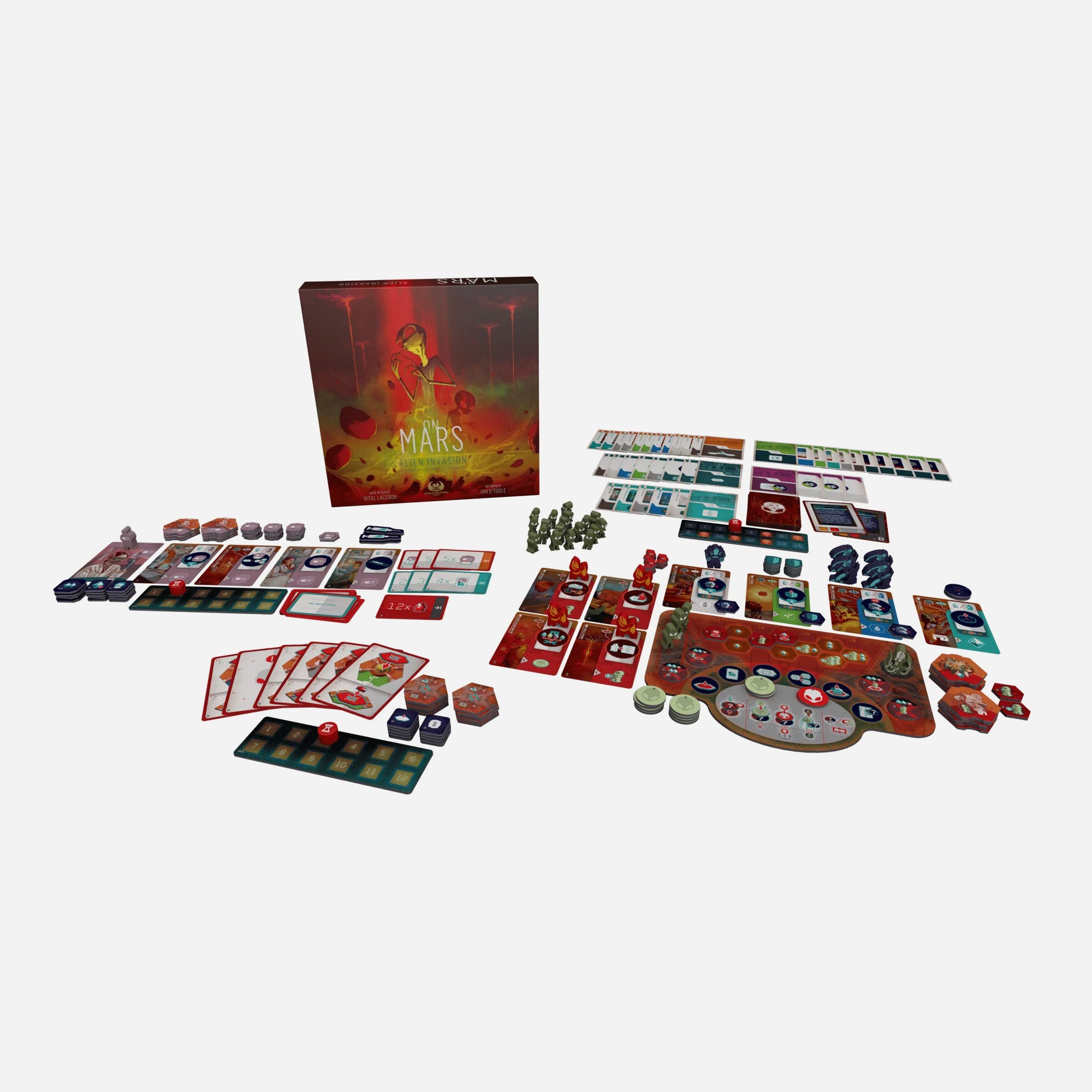 On Mars: Alien Invasion Board Game - Made In Camelot