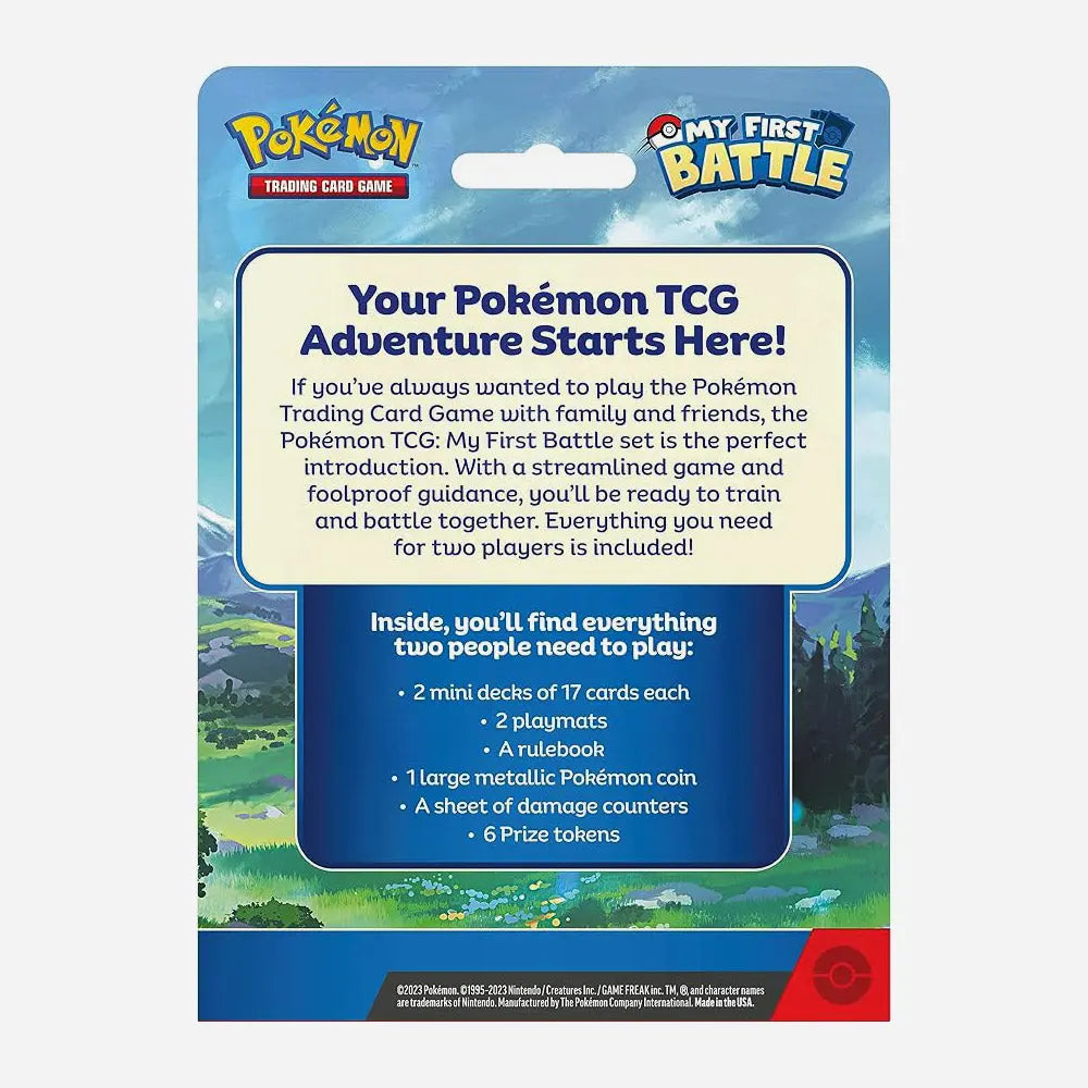 Pokemon My First Battle Starter Set Bulbassaur and Pikachu - Made In Camelot