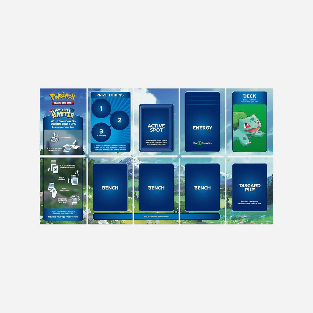 Pokemon My First Battle Starter Set Bulbassaur and Pikachu - Made In Camelot