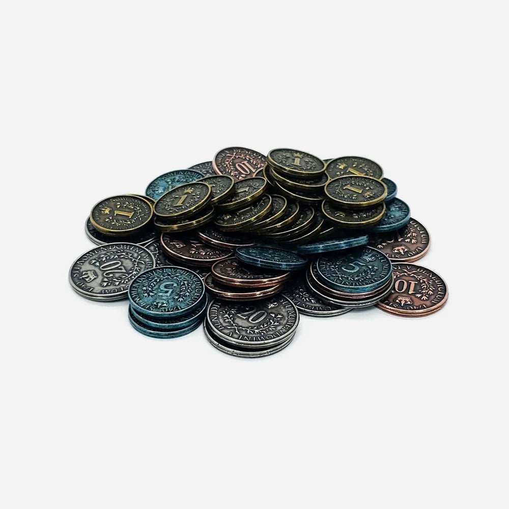 Rococo Deluxe Board Game: Metal Coins - Made In Camelot