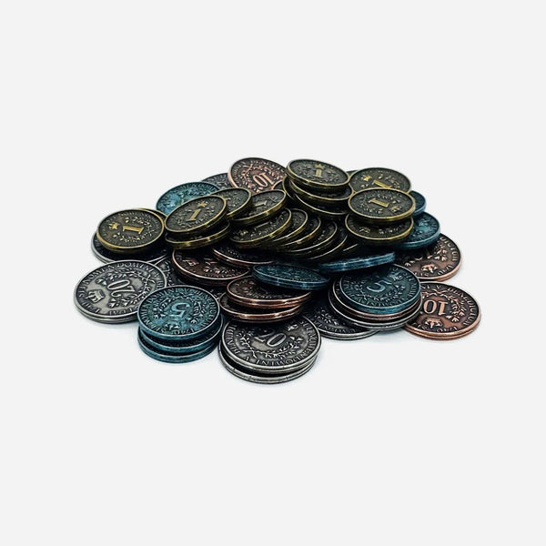 Rococo Deluxe Board Game: Metal Coins - Made In Camelot