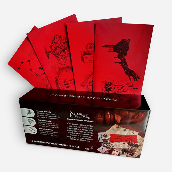 Scarlet Envelope - Full Series - 12 Envelopes - Made In Camelot