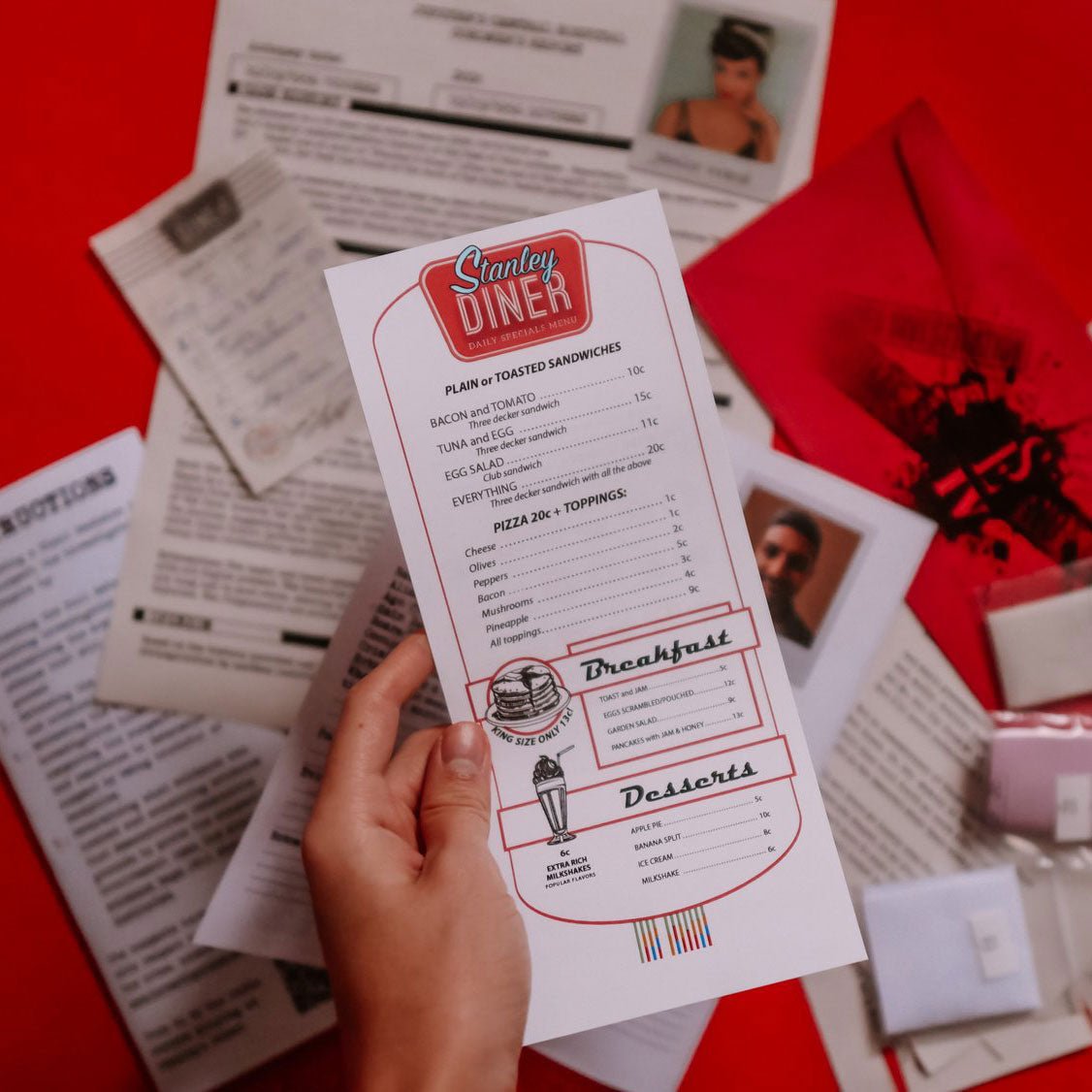 Scarlet Envelope - Game IV, Breakfast for a Serial Killer - Made In Camelot