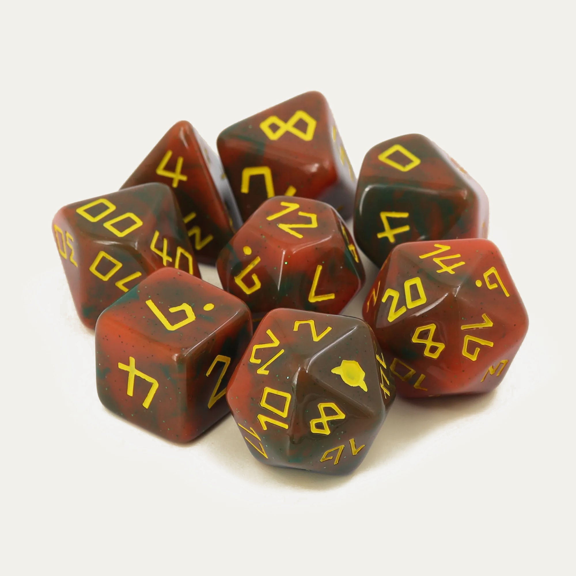 Dice Goblin Dice set - Session 0 - The Shaman - Made In Camelot