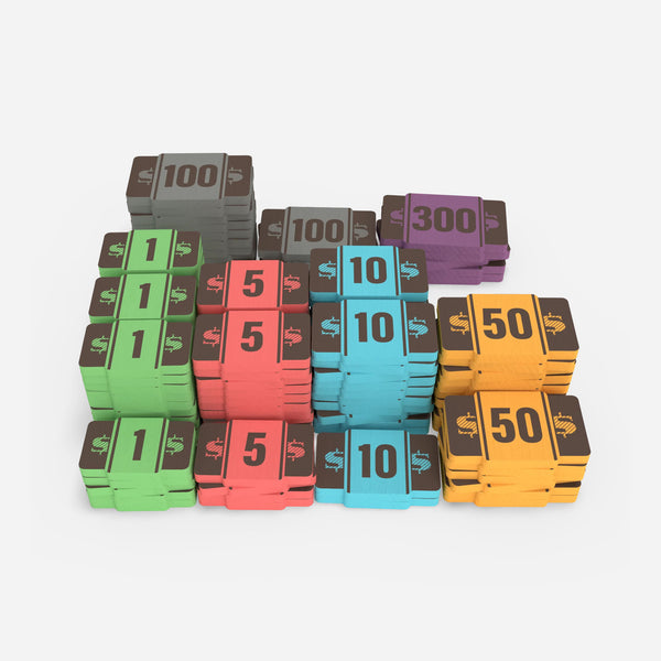Speakeasy Board Game - Wooden Money Tokens - Made In Camelot