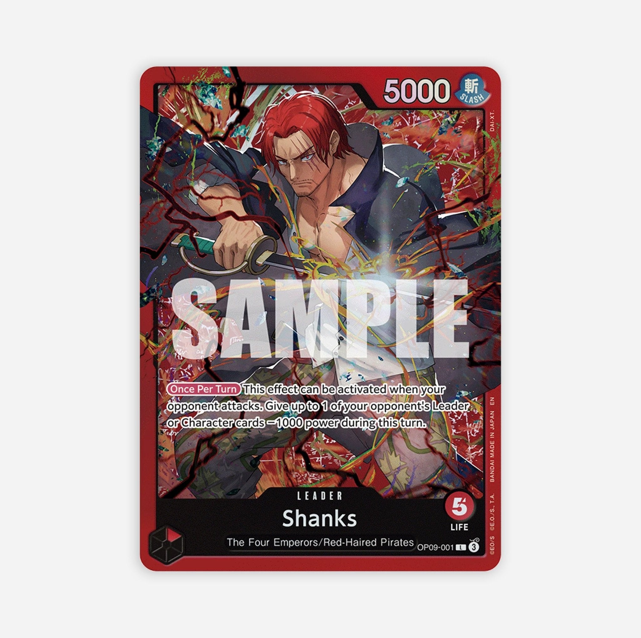 One Piece ST23 - Starter Deck - RED Shanks Made In Camelot One Piece ST23 - Starter Deck - RED Shanks Made In Camelot