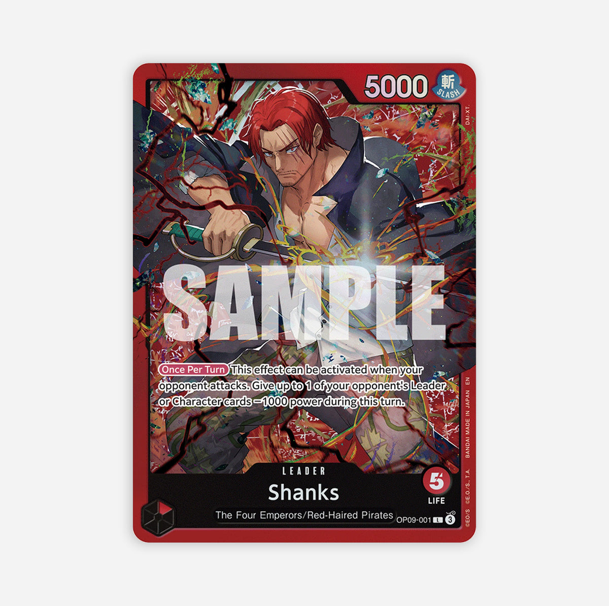One Piece ST23 - Starter Deck - RED Shanks - Made In Camelot
