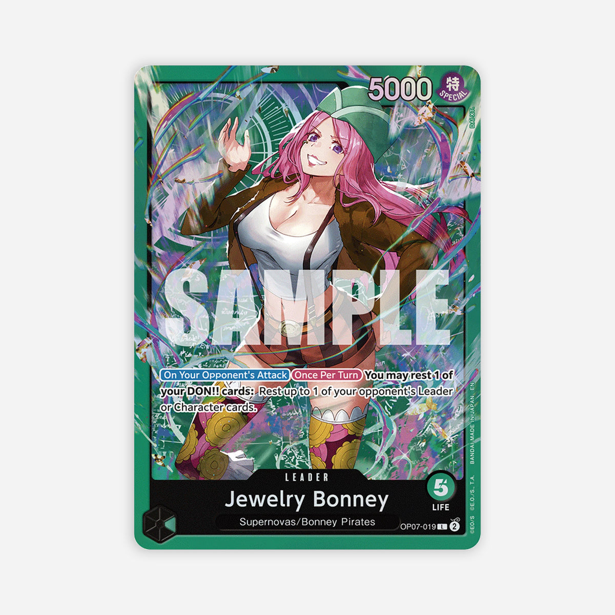 One Piece Card Game: Starter Deck - GREEN Jewelry Bonney - ST24 - Made In Camelot