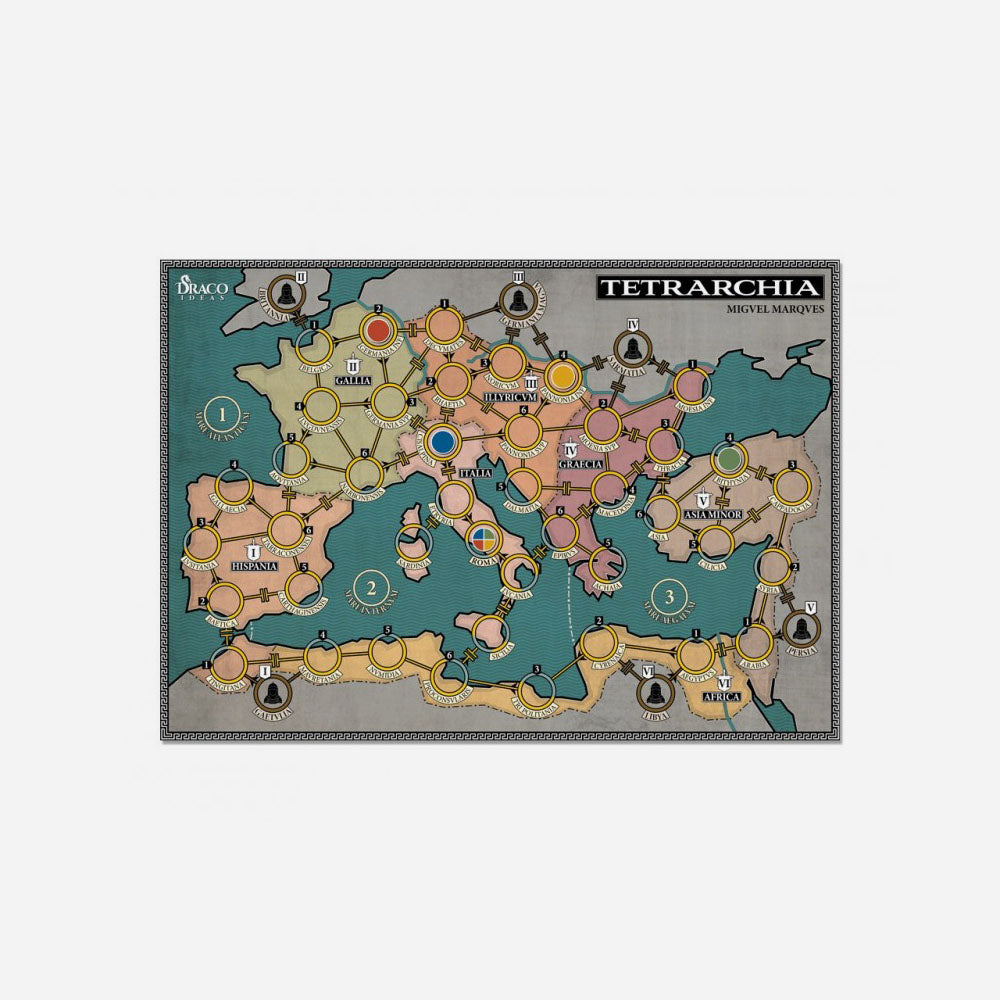 Tetrarchia Board Game - Made In Camelot