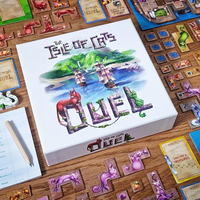 The Isle of Cats Duel Board Game - Made In Camelot