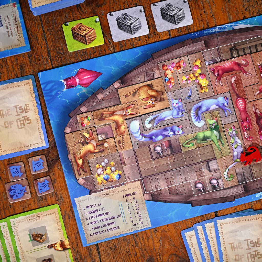 The Isle of Cats Board Game - Made In Camelot