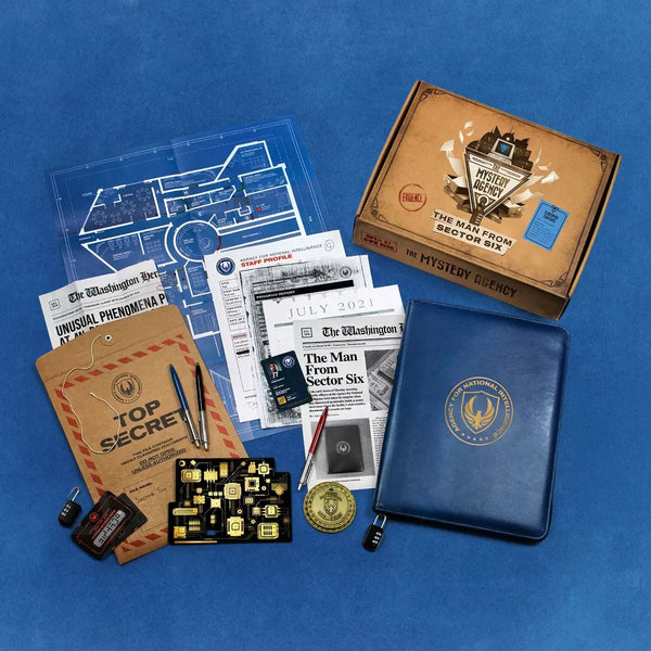 The Man From Sector Six Escape Room Board Game - Made In Camelot