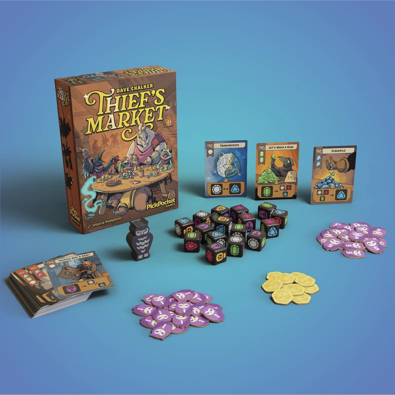 Thief's Market Board Game - Made In Camelot