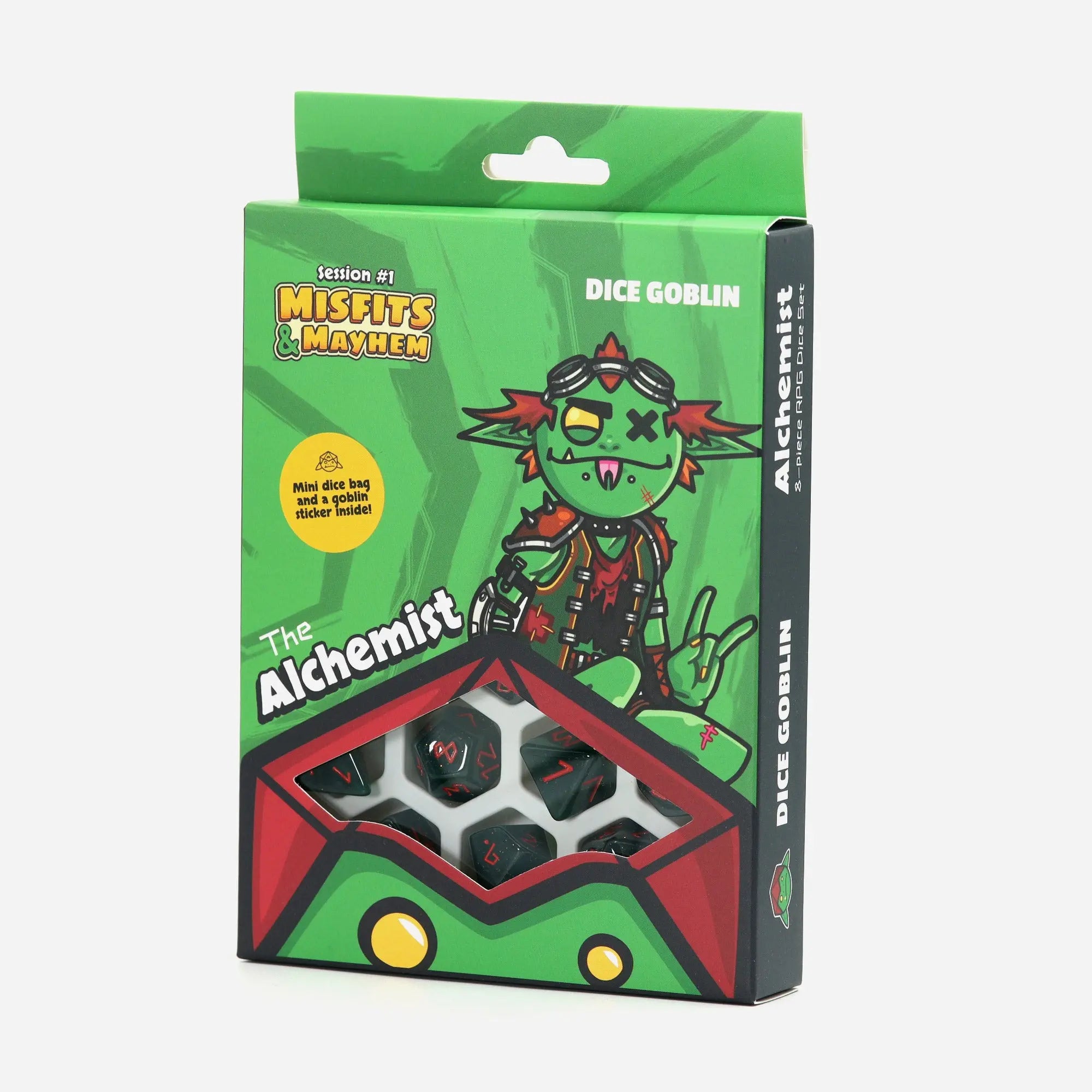 D&D Dice set - Dice Goblin: The Alchemist - Made In Camelot