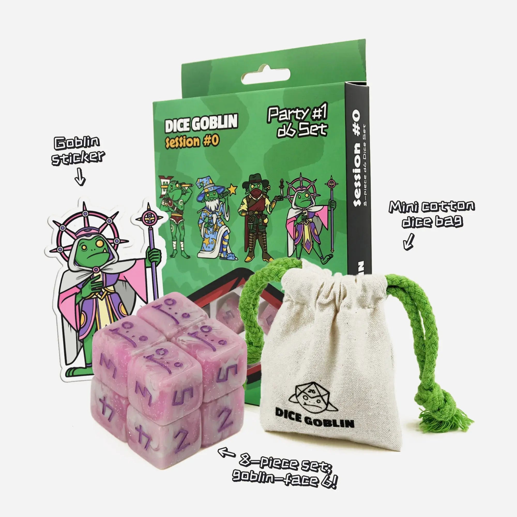D&D Dice set - Dice Goblin: The Apostle - Made In Camelot