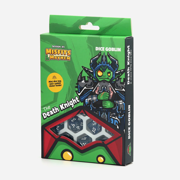 D&D Dice set - Dice Goblin: The Death Knight - Made In Camelot