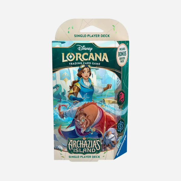 Disney Lorcana TCG - Archazia's Island - Starter Deck Belle & Beast - Made In Camelot