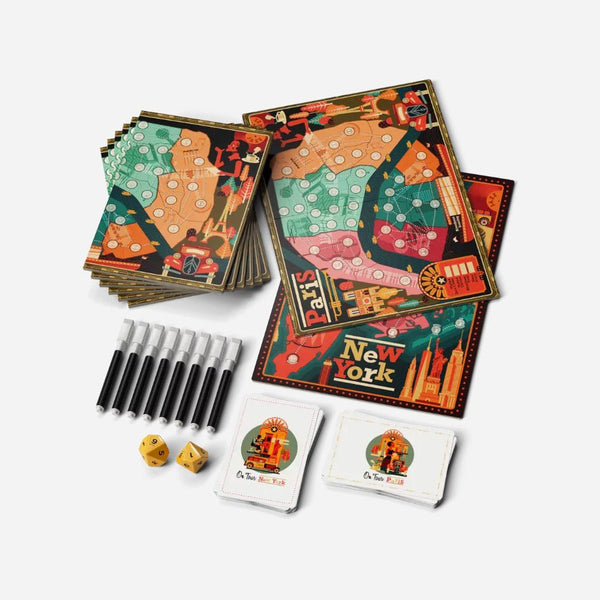 On Tour: Paris & New York Board Game - Made In Camelot