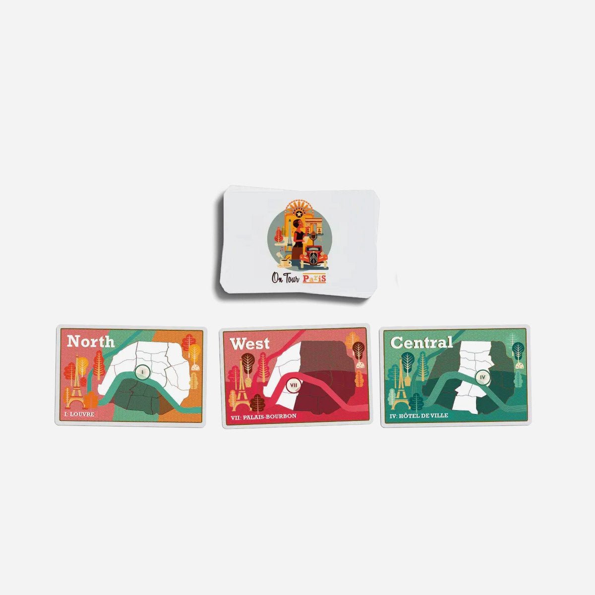 On Tour: Paris & New York Board Game - Made In Camelot