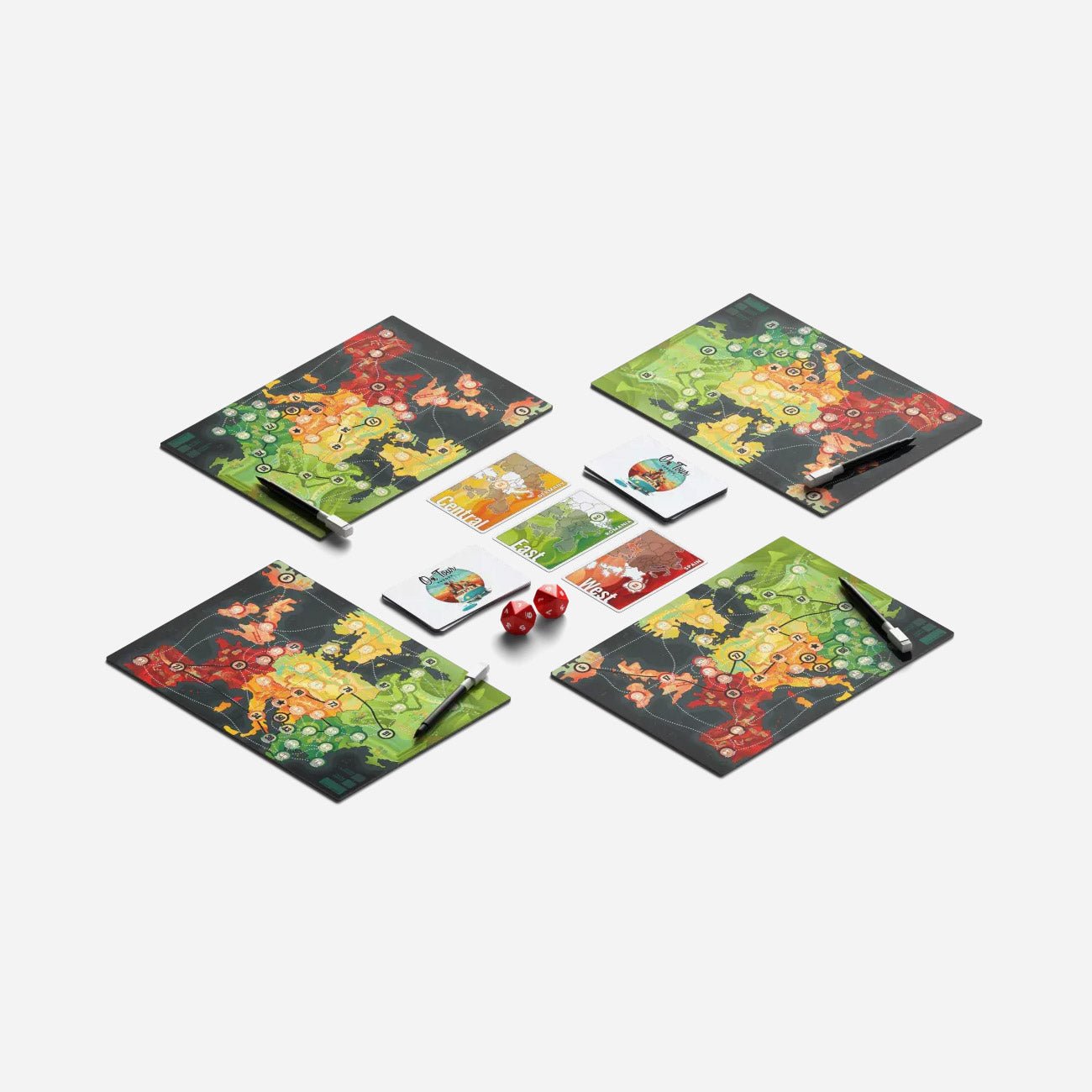 On Tour: USA & Europe Board Game - Made In Camelot