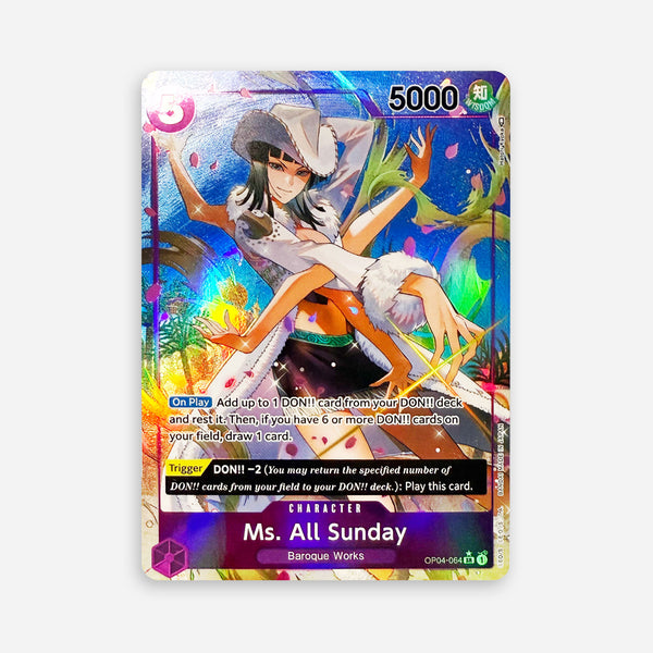 One Piece TCG - Ms. All Sunday OP04 - 064 V2 - Made In Camelot